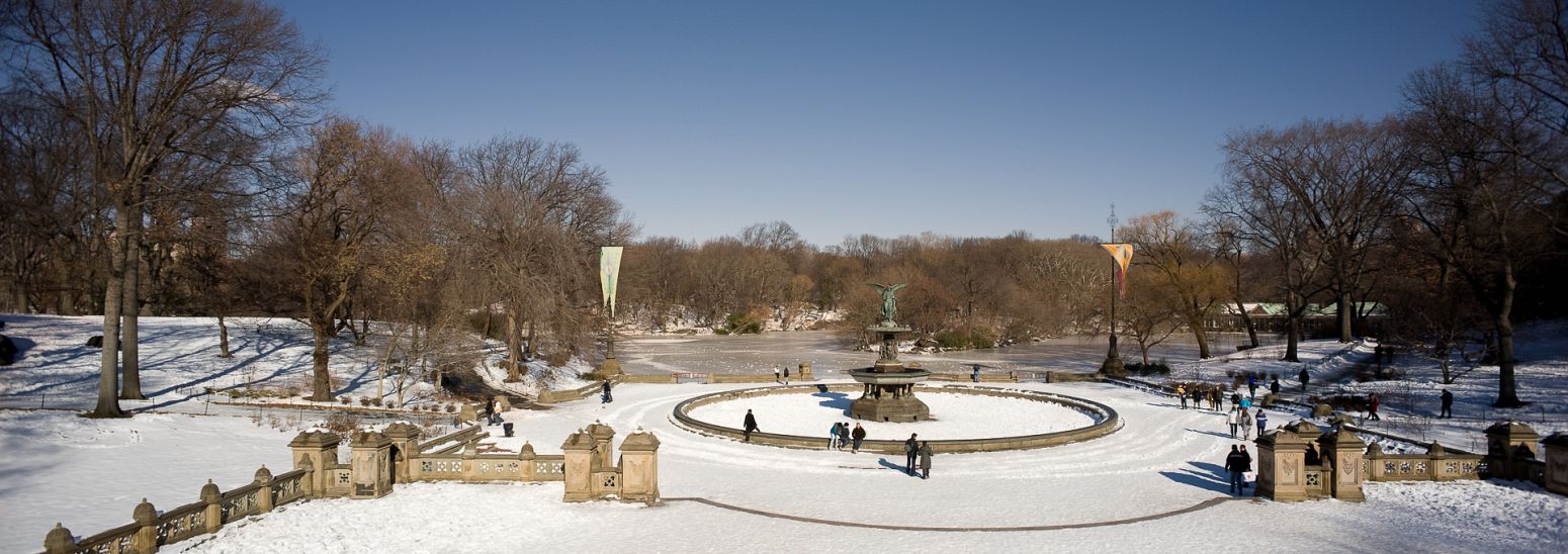 Bethesda Terrace in Central Park, New York, USA